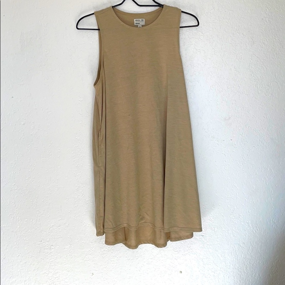 Beige pull over dress